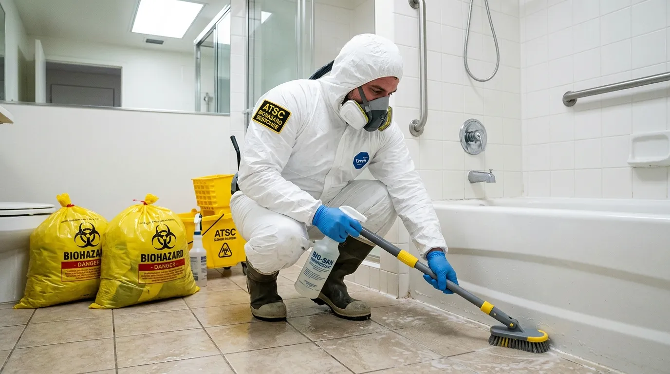 Decontamination equipment deployed for Blood Cleanup in North End